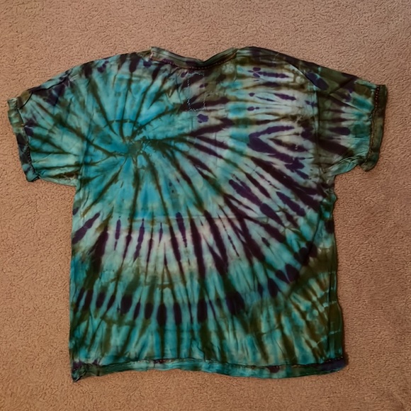 Hand made tie dye “REBEL” tshirt from Japan - Picture 6 of 7